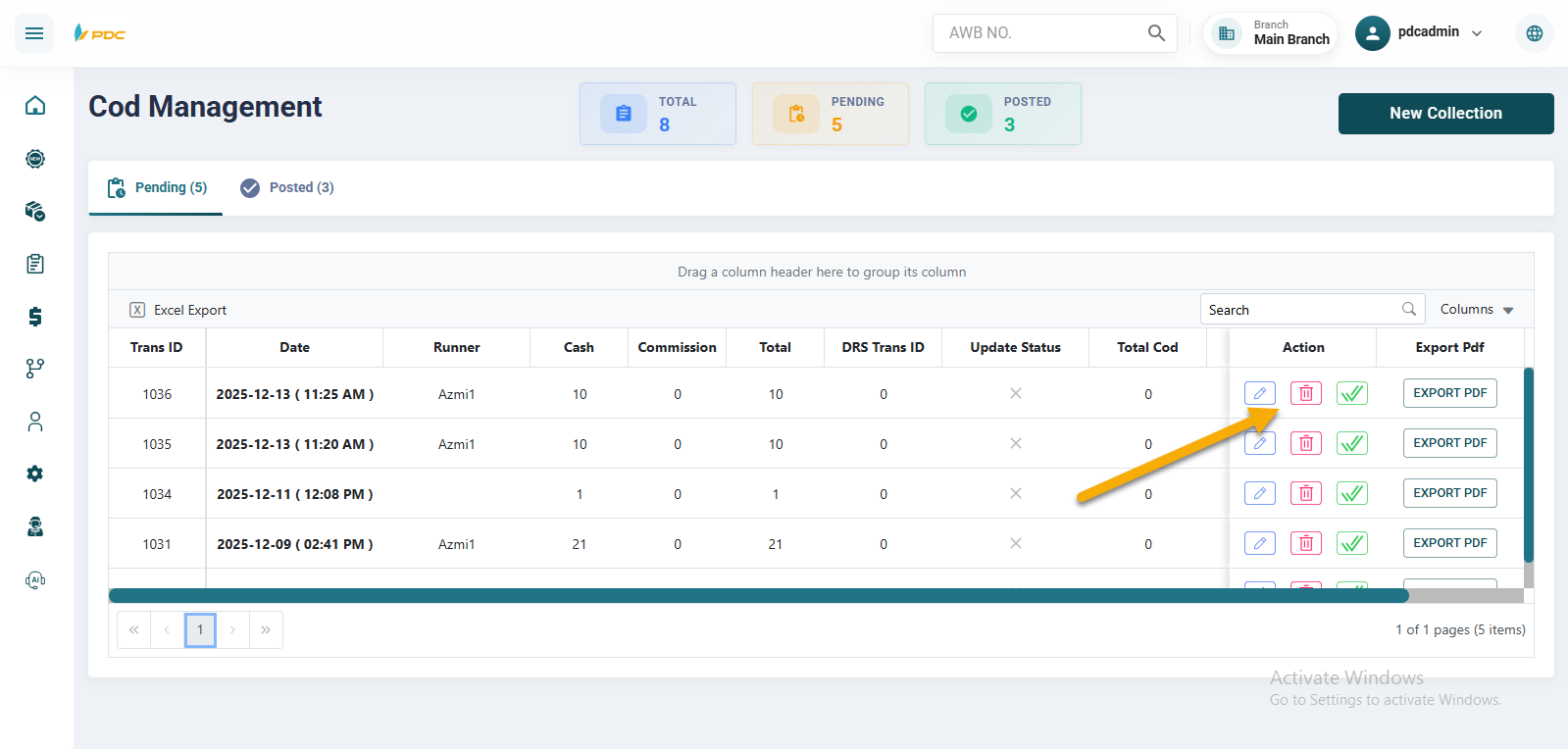 New Collection Step 3