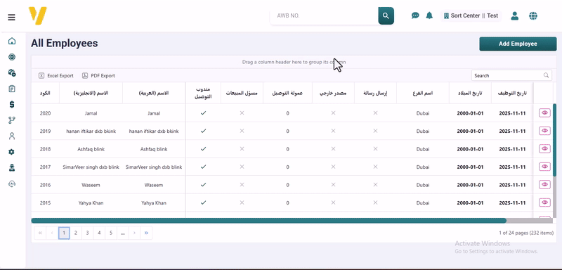 Edit Employee Information