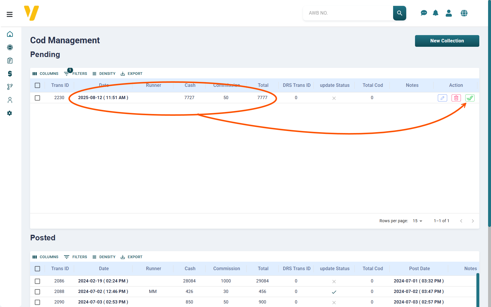 New Collection Step 3