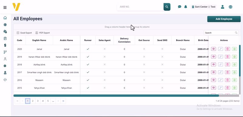 View Employee Information